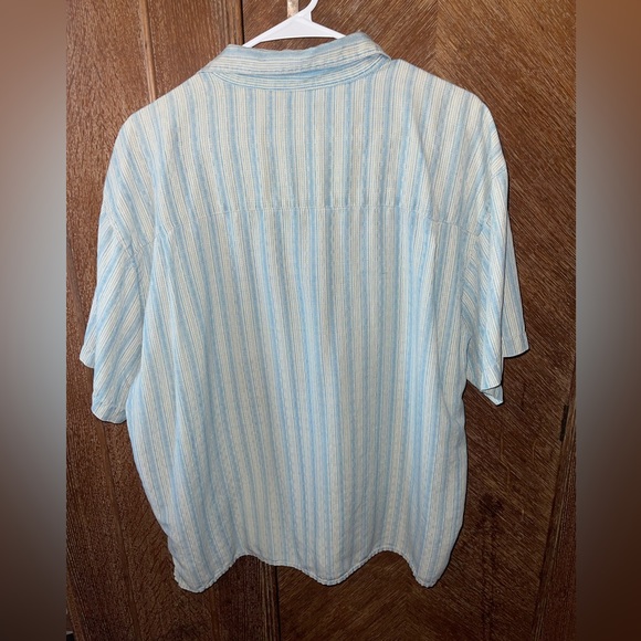 Silk Button Up Striped Shirt Linea Dome - Picture 9 of 9